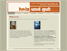 Tablet Screenshot of holzundgut.de